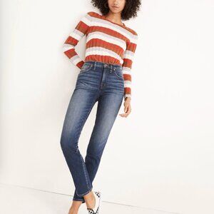 EUC! Madewell Tall Slim Straight Jeans in Hammond Wash